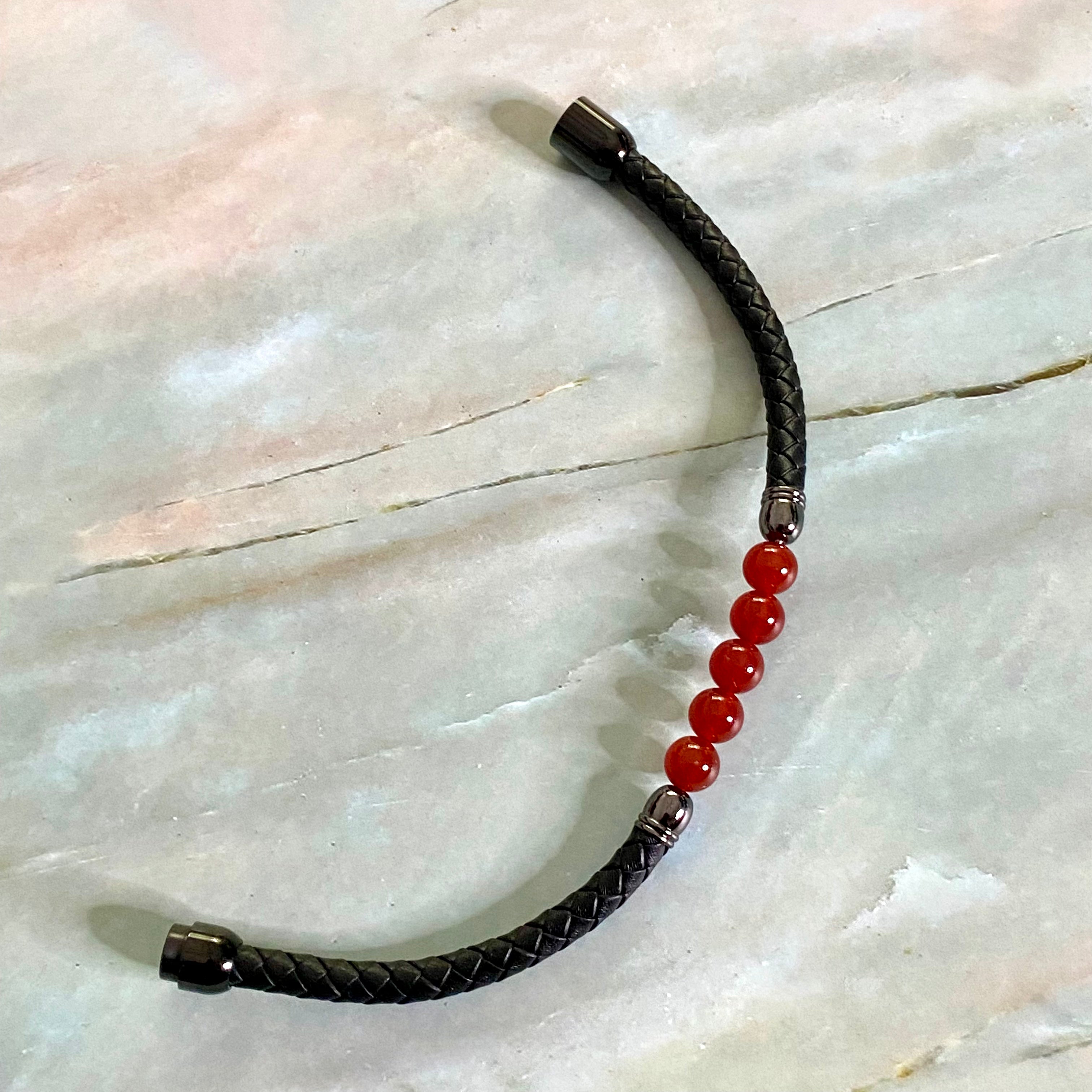 The Catalyst Leather Bracelet